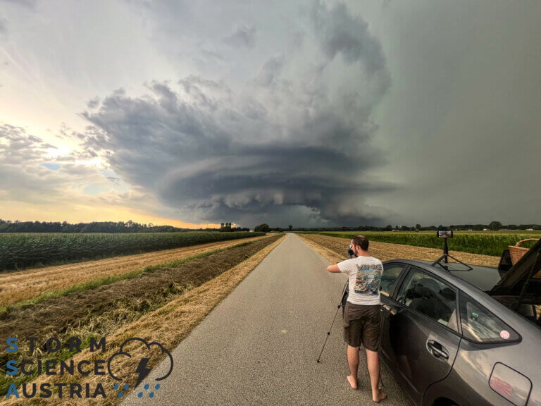 Unwetterlage in Österreich, Deutschland und Slowenien am 12./13.07.2024